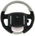 View Item Range Rover Sport Steering Wheel -Sport grip - Silver Carbon- Perforated Leather